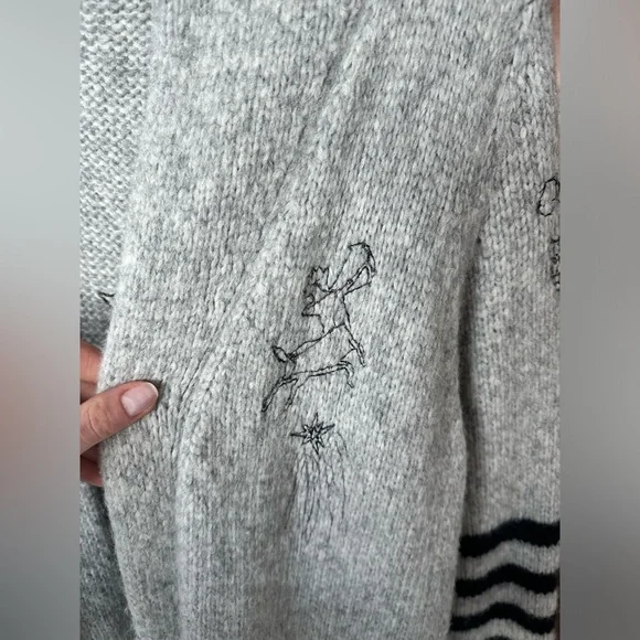 MOTHER The Hip Cardigan in Map Of Stars - Picture 8 of 16